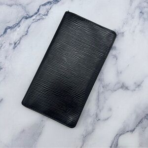 AUTHENTIC Louis Vuitton Monogram Porte Valeurs Checkbook Wallet